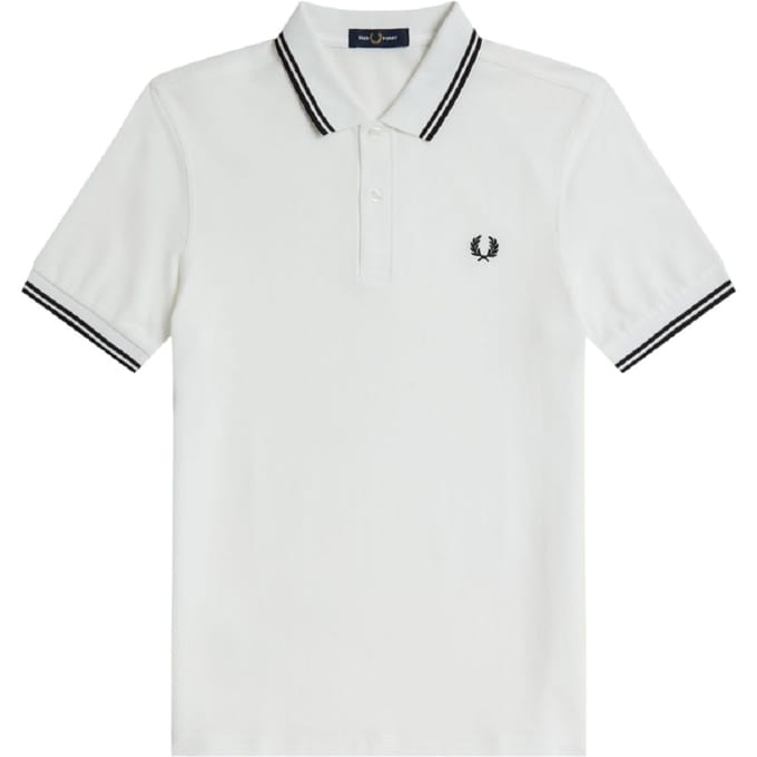 Fred Perry Polo M3600 Wit - Maat S - Heren