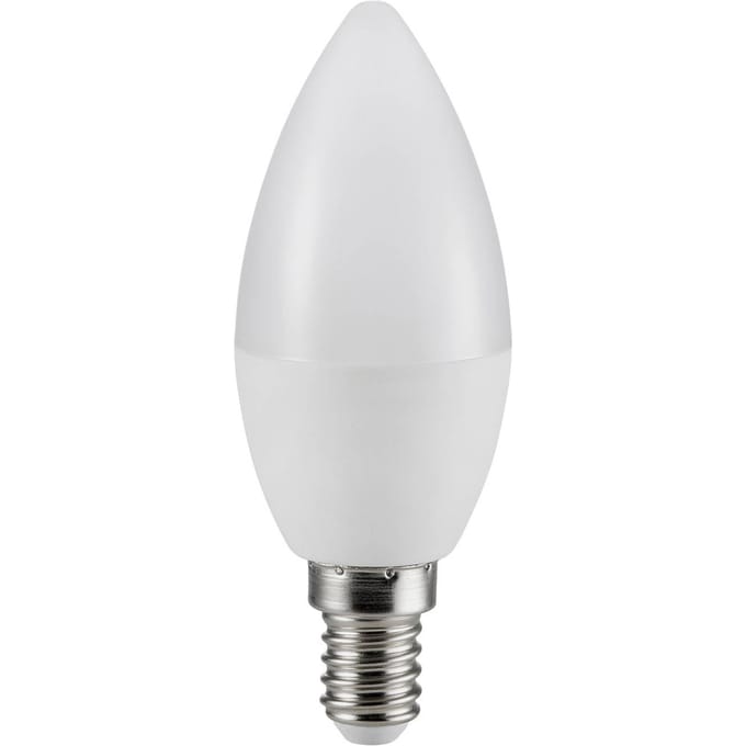 Müller-Licht LED kaars E14 2,9 W 2.700 K opaal, 2-pak