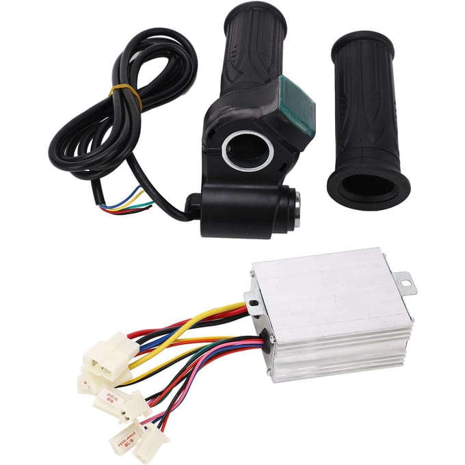 Fiets Motor Controller Kit 48V 350W Vermogensdisplay Meerdere Beschermingen Borstelmotor Controller met black