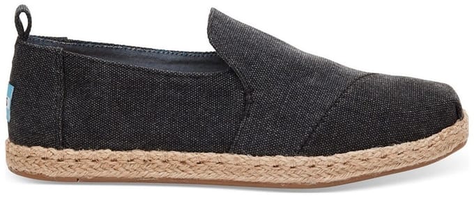 TOMS - WMNS Deconstructed Alpargata - Zwarte Instapper - 36 - Zwart