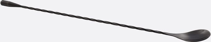 Point-Virgule barlepel uit rvs metallic zwart 30.5cm