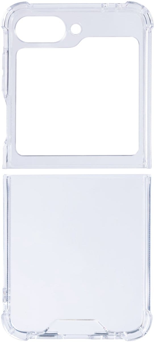 Rixus Anti-Burst Case For Samsung Galaxy Z Flip6 Clear