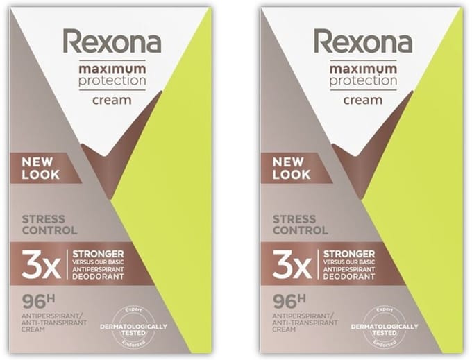 Rexona Deo Creme - Maximum Protection - Stress Control 2 x 45 ml