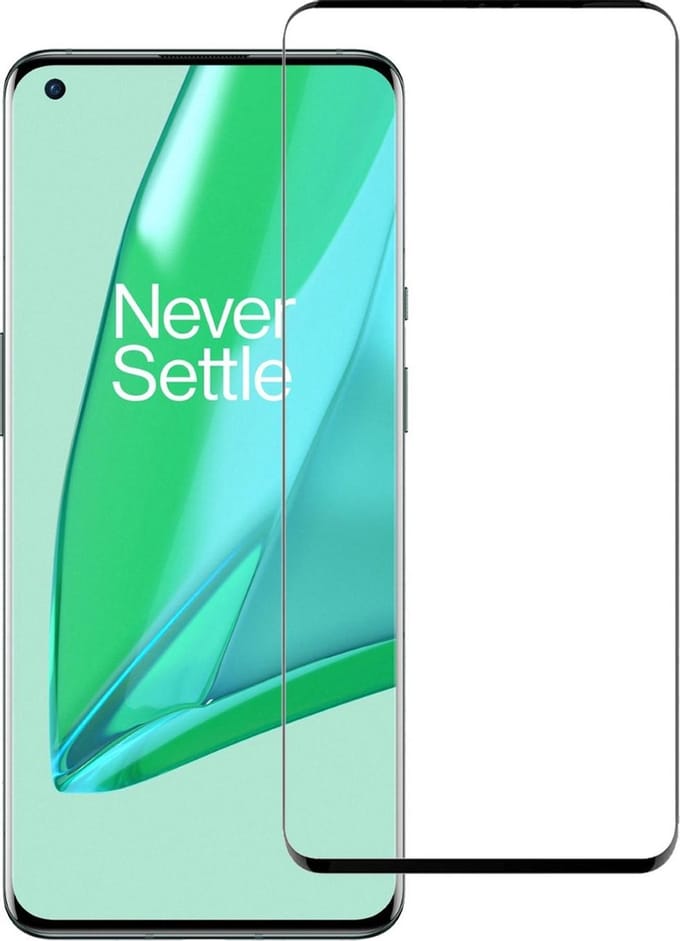 Screenprotector - Geschikt voor OnePlus 9 Pro - Full Cover - Gehard Glas - Beschermglas - Tempered Glass - Screen Protector