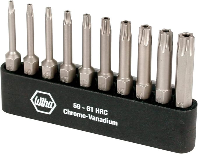 Bit Set - Schroef Bits - Klus Klussen - Met Houder - 10 Delig - Multicolor