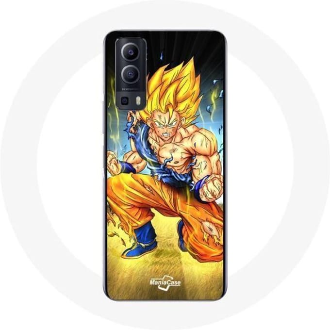 Coque Vivo Y72 Son goku dragon ball corps enervé
