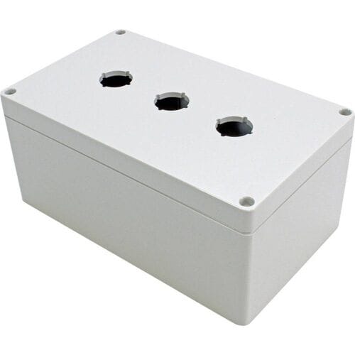 Hammond Electronics 1554MPB3 Universele behuizing 200 x 120 x 90 Polycarbonaat Grijs 1 stuk(s)