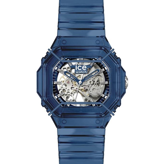 Ice Watch BEWATCH 2 - Blue skeleton 025685 Horloge - Siliconen - Blauw - Ø 48 mm