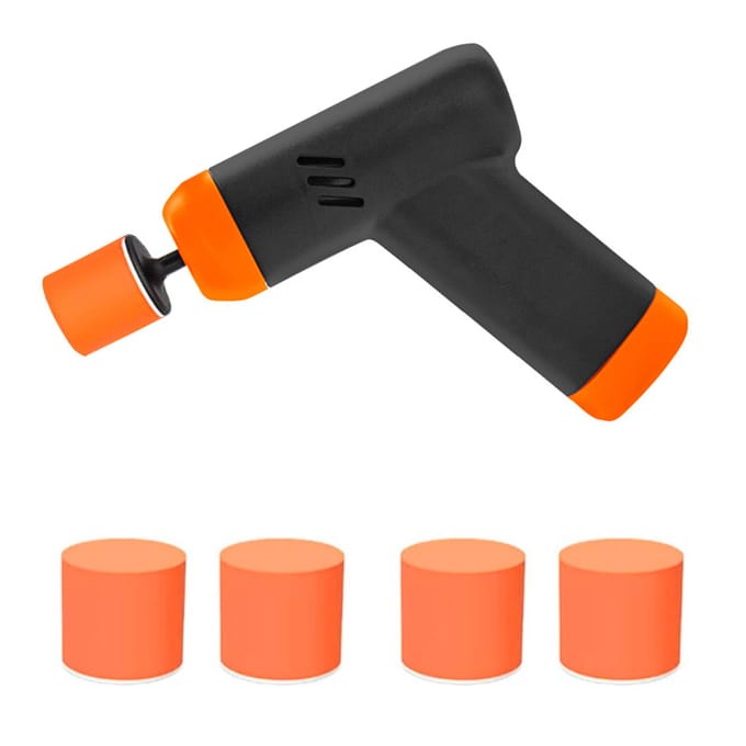 Auto Buffer Polijstmachine 2 Versnellingen Draadloze Auto Buffer Waxer Voor Auto Detailing Polijsten En Waxen met oranje