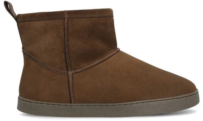 Groundies Cozy Boot Low Barefoot Laarzen Bruin EU 38 Vrouw