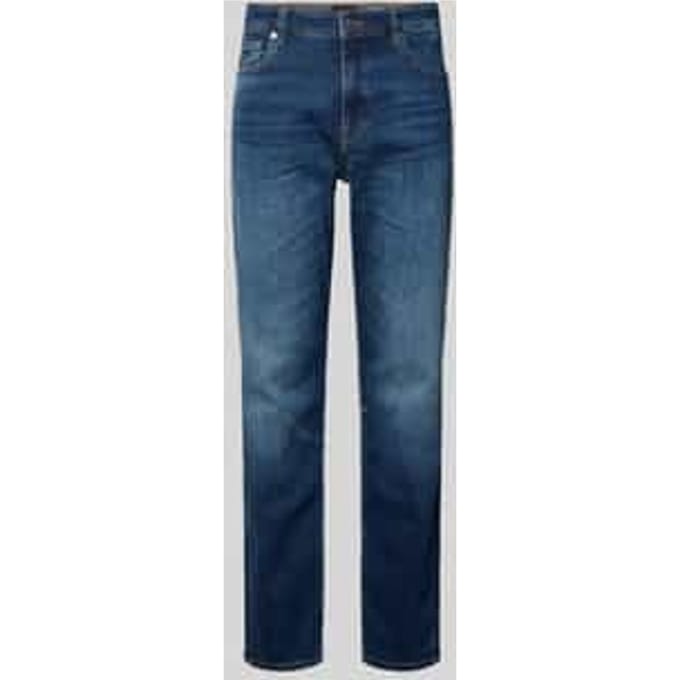 straight fit jeans van katoenmix model 'OGDEN'