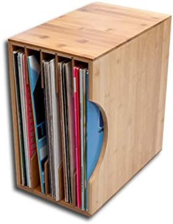 ApexArte® Lp Opbergsysteem - Lp Houder - Lp Koffer - Hout