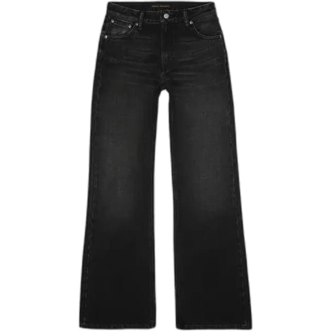 Vrouwelijke Flared Jeans Nudie Jeans Dusty Dee Night Dune Black