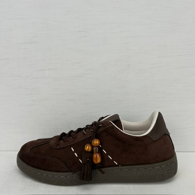 Casual retro sneaker bruin Bruin / 37