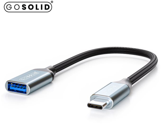 GO SOLID! ® Adapter USB-C naar USB-A kabel
