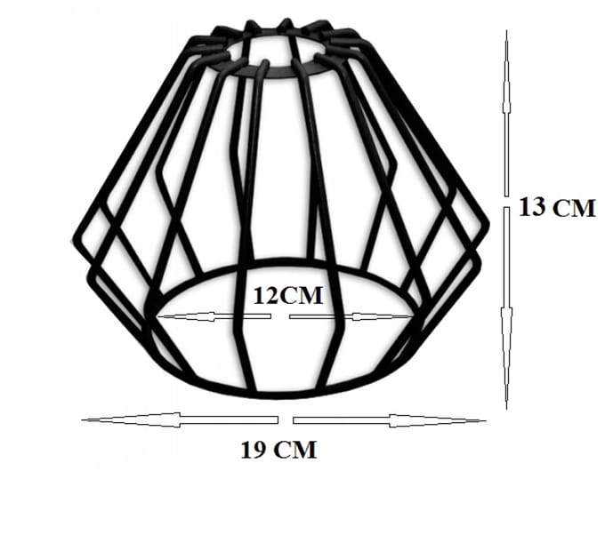 Zwarte Wandlamp Diamond - Stijlvol en Modern