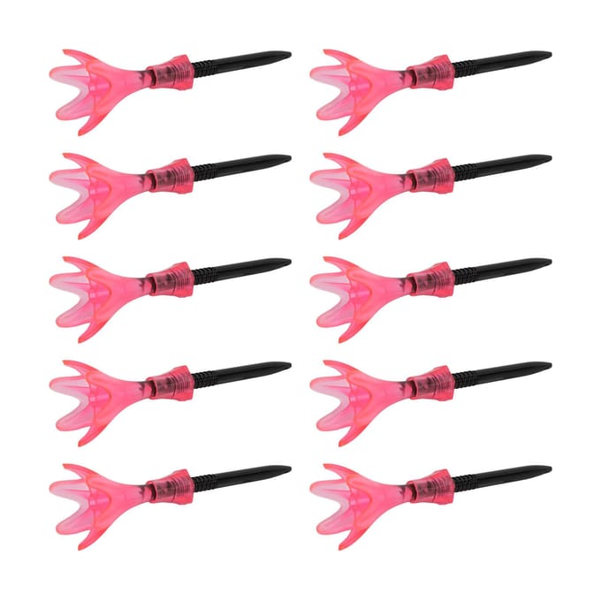 10 stuks Plastic Golf Tee Balhouder Verstelbare Hoogte Stabiele Oefenhulpmiddelen Accessoires Cadeau voor yellow
