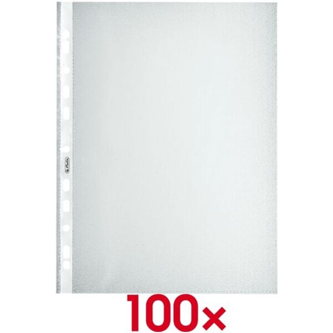 Herlitz Showtassen 10840320 DIN A4 PP Transparant 10840320 100 stuk(s)