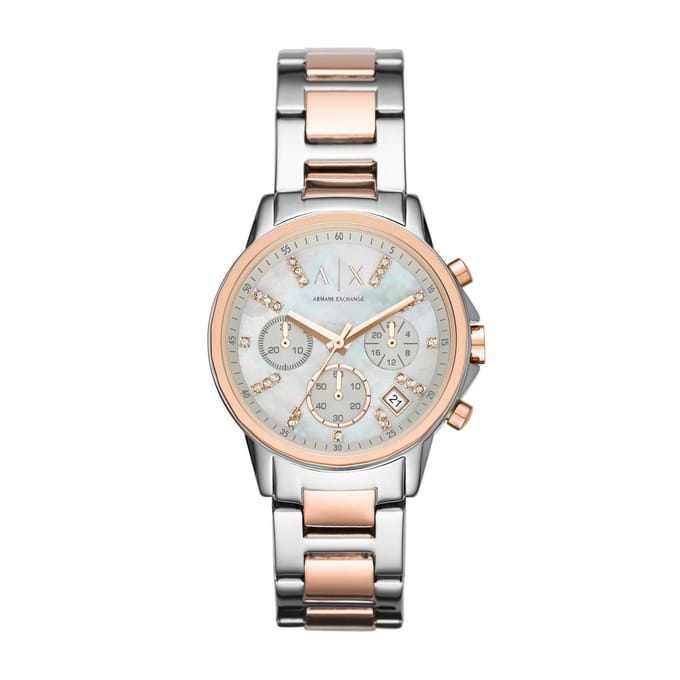 Armani Exchange AX4331  Dameshorloge 36 mm - Rosékleurig