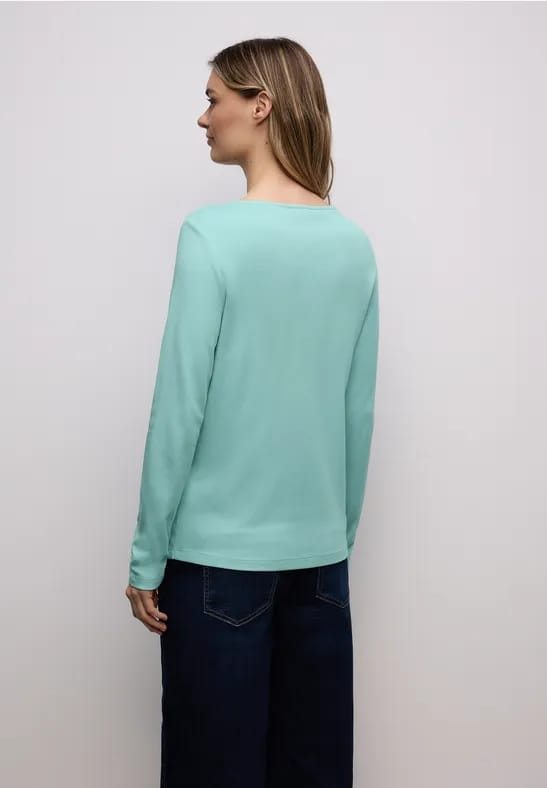 Shirt in effen kleur
