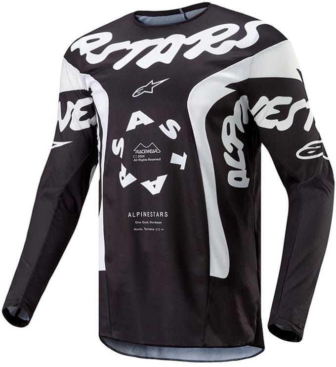 Alpinestars Racer Hana Jersey Zwart Wit -