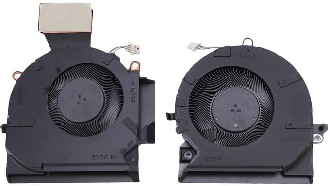 Dailygoods - CPU en GPU Koelventilatorset voor Laptops