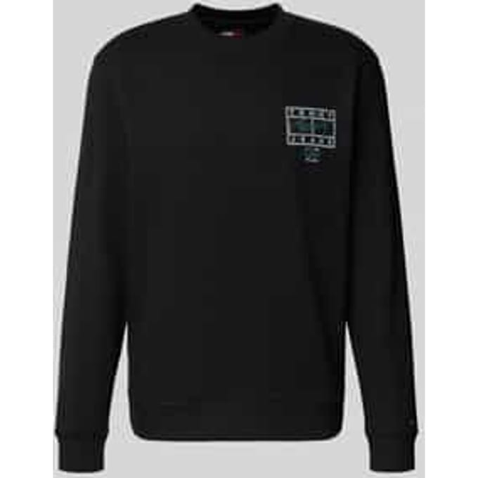 Regular fit sweatshirt van puur katoen