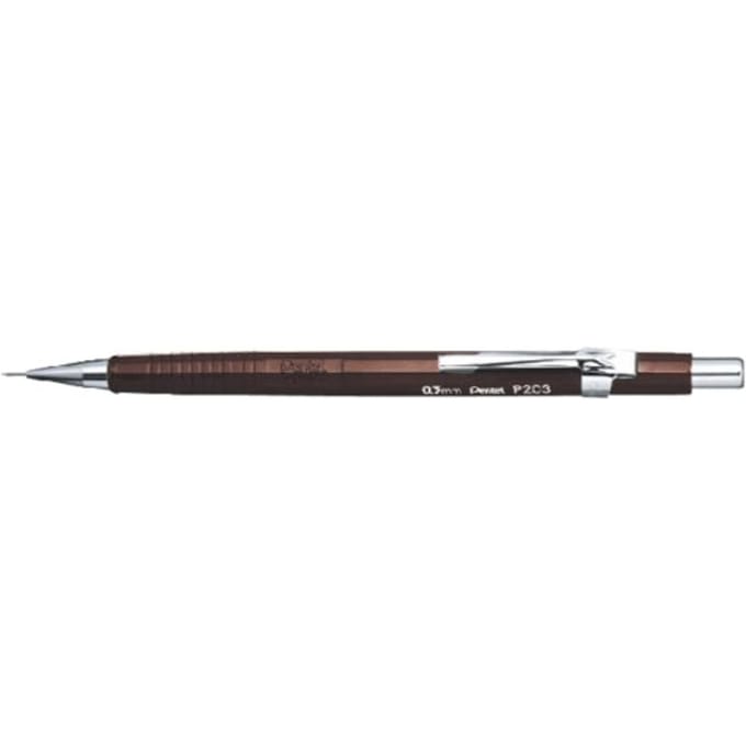 Vulpotlood pentel p203 2b 0.3mm bruin