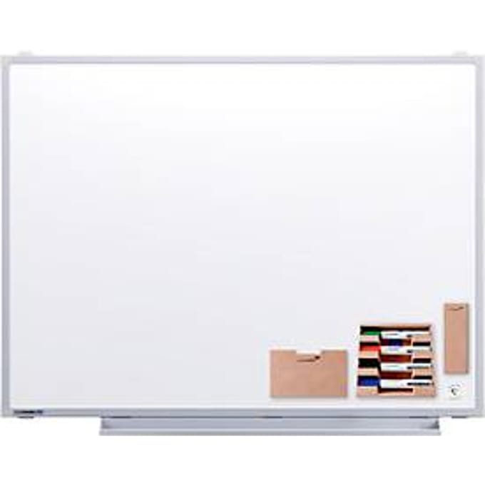 Legamaster PROFESSIONAL-whiteboard, hoogte 750 mm, breedte 1000 mm, met uitgebreide accessoires