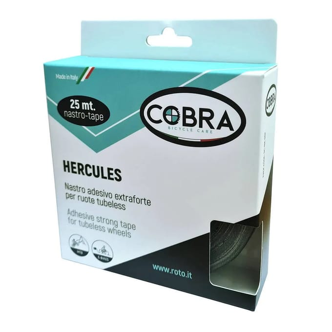 Ruban kleef om velgen om te toveren naar tubeless Cobra