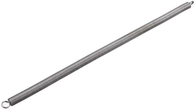 Trekveer 1 mm draaddiameter 10 mm buitendiameter 300 mm vrije lengte met dubbele haak