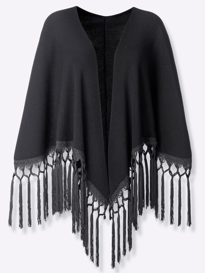 Gebreide cape