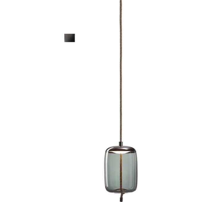 Brokis - Knot Cilindro - grijs, helder gals - 1 Meter - M - 4 - 6 Wochen