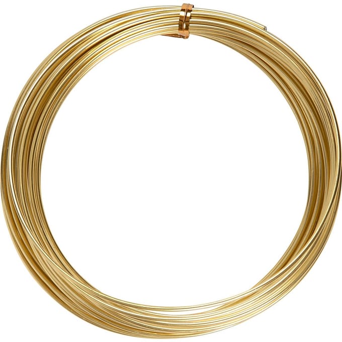 Creativ Company Alu Draad 2 mm Goud 10 m