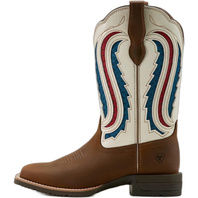 Leren westernlaarzen voor dames Ariat Ranchwork VentTek 360