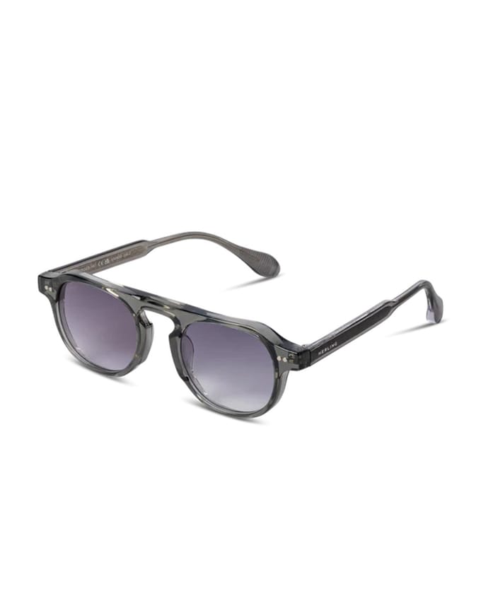 Herling - Auden Sun - Zonnebril - Moonlight Grey - Unisex - UV400-bescherming - Inclusief Luxe Etui