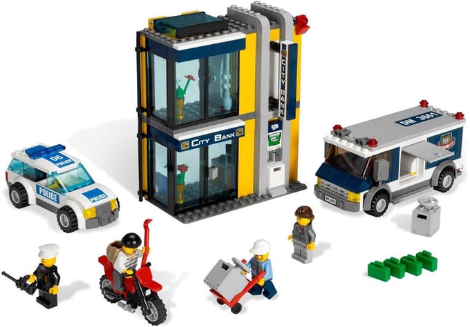 LEGO City Bank & Money Transfer, Bouwpakket, 5 jaar, 405 stuk(s)