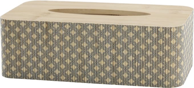 Chic Antique Amilly Bamboe Tissuehouder – Bamboe Tissue Box voor Interieur – Landelijke Stijl