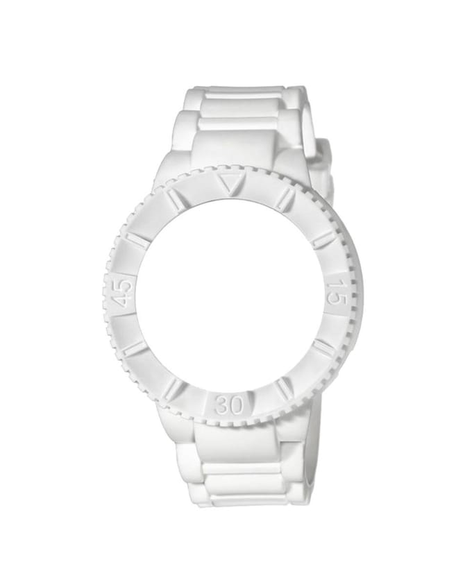 Horloge Watxandco Cowa1201. Riem, Kleur . Uniseks. white