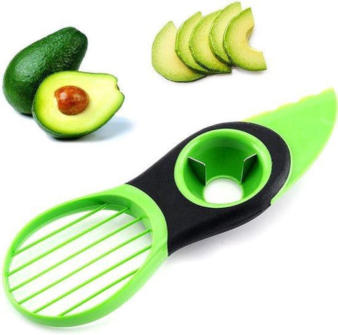 New Age Devi - 3-in-1 Avocado must-have: Avocadosnijder| Avocado ontpitter | Avocado tool