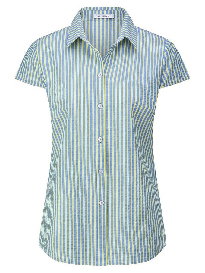 Blouse Van Peter Hahn geel