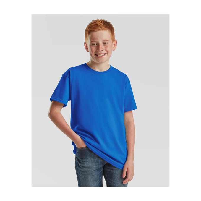 Kinder-T-shirt Fruit of the Loom Iconic 195
