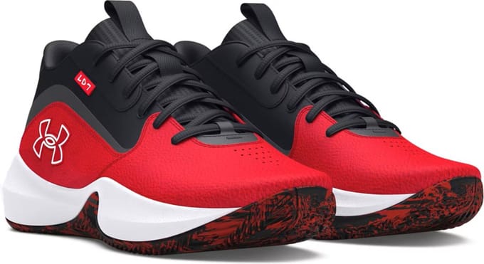 Under Armour UA Lockdown 7 basketbalschoenen unisex 3028512 600 rot