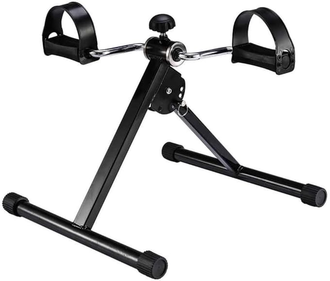 Mini Stepper - Hometrainer Elliptical - Conditie Opbouwen - Compact Ontwerp - Extra Grote Pedalen - Zwart