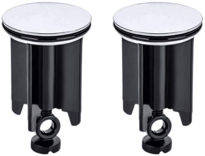 Dailygoods - 2 Stuks Verstelbare Badkamer Wastafel Afvoerstop