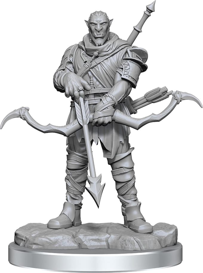 D&D Nolzur's Marvelous Miniatures Orc Ranger Male