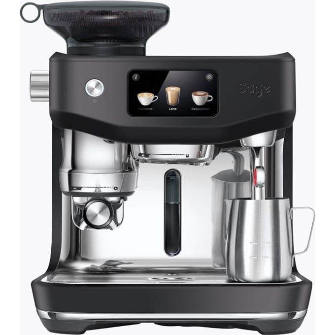 Sage SES985BTR the Oracle Jet Black Truffle - Pistonmachine - Touchscreen - Cold brew - Espressomachine