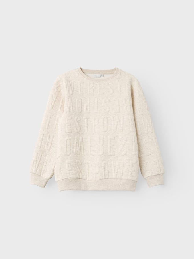 Name It - Sweater - Maat 134/140 - Jongens - Peyote Mel - polyester