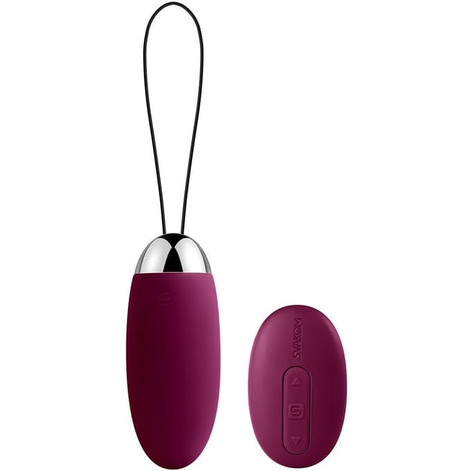 Svakom Elva - Remote Control Vibrerend Ei - Bordeaux