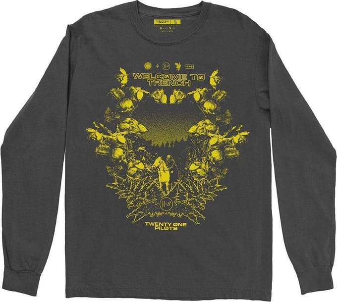 Twenty One Pilots - Trench Scene Longsleeve shirt - S - Zwart